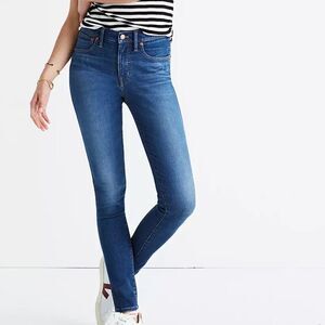 Madewell 9” high rise skinny jeans